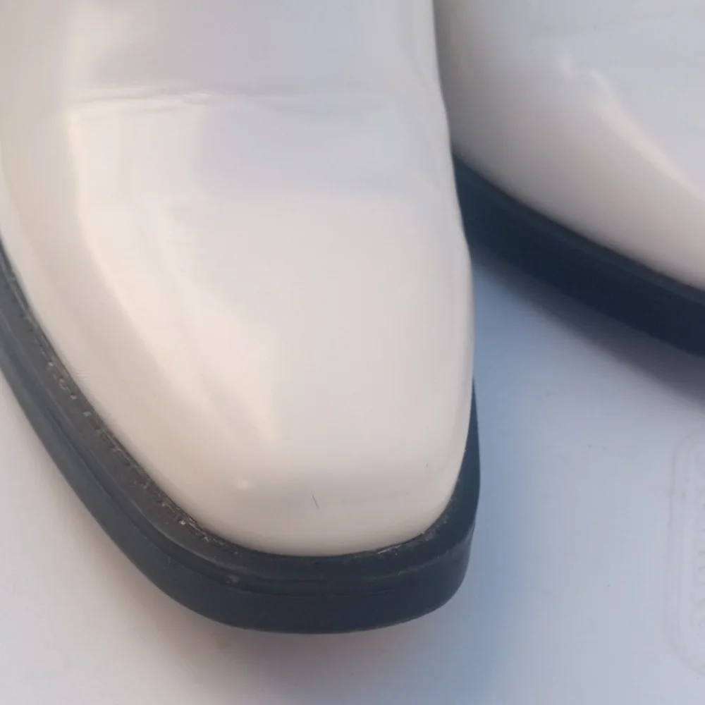 Truffle Women's White Ankle Boots Booties, Size 8 (US) - Picture 11 of 12